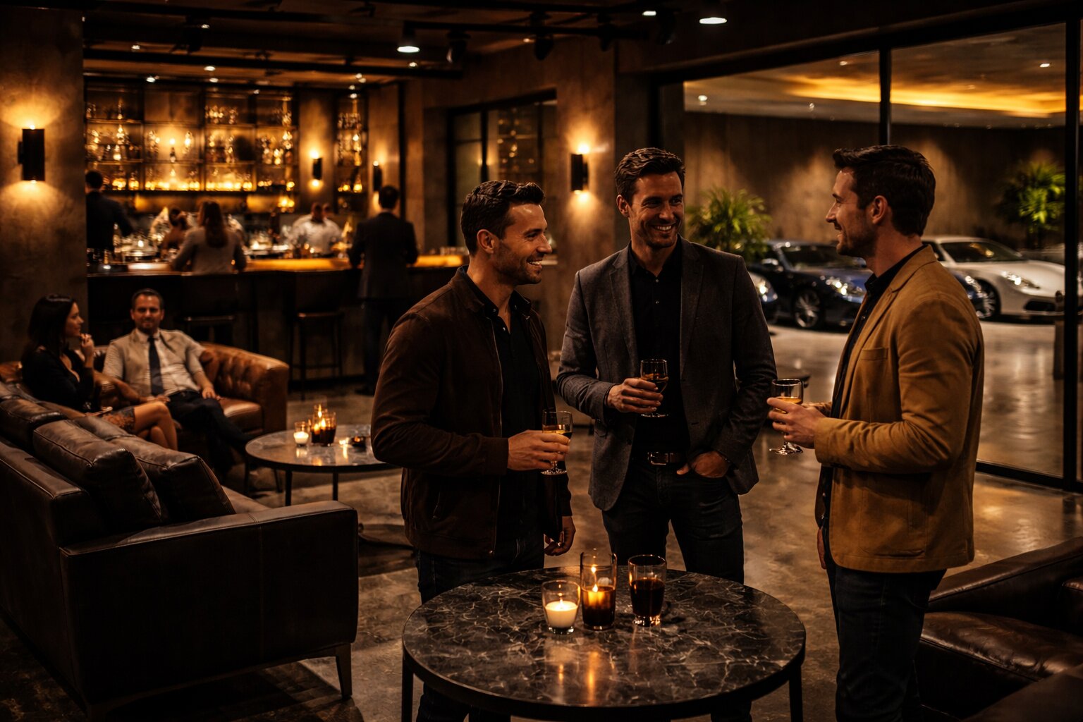 evening at the showroom lounge evening at the showroom lounge